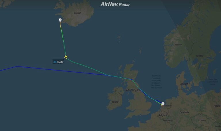 A KLM Dreamliner declared an emergency while flying over Atlantic and diverted to Iceland