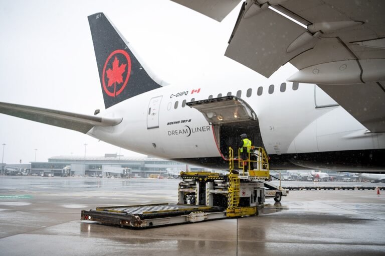 Air Canada suspends Cuba operation due to fuel shortage Air Canada Cargo 777 bellyhold being loaded