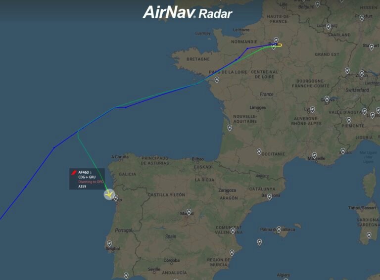 Air France Airbus A350 to Brazil is declaring an emergency and diverting