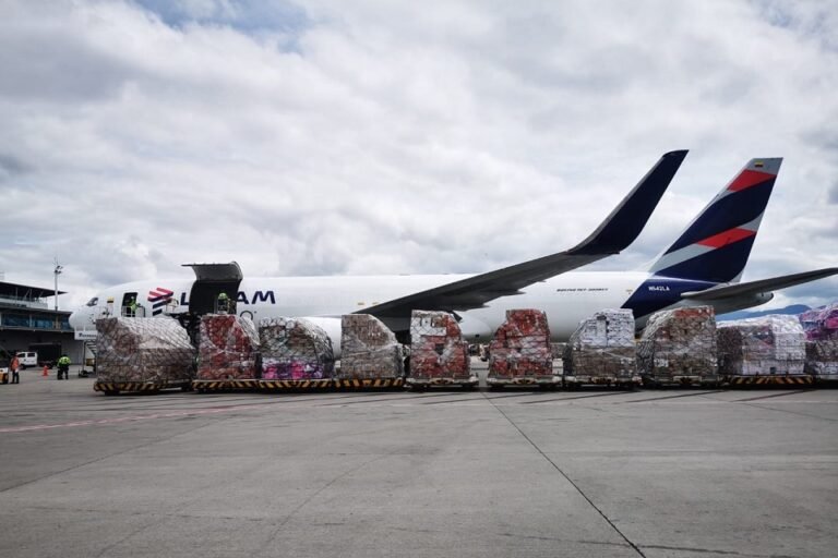LATAM Cargo flowers