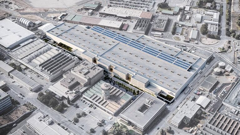 Airbus Is Modernizing Its French Helicopter Manufacturing Hub aerial view of Airbus Helicopters facility