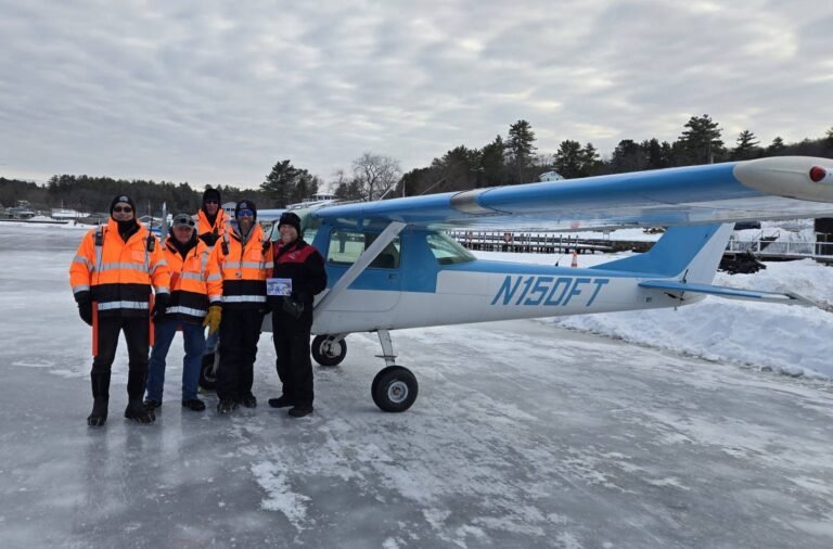 Alton Bay Ice Runway Breaks Seasonal Landing Record Alton Bay Ice Runway Breaks Seasonal Landing Record
