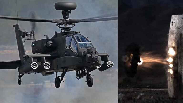 Apache-Kampfhubschrauber auf Drohnenjagd: Neue Munition mit Abstandszünder Mil Mi-24 der ungarischen Luftwaffe in Aktion.