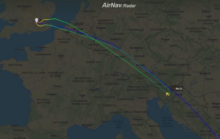 British Airways flight BA123 to Doha returned to London 3 hours after departure British Airways flight BA123 to Doha returned to London 3 hours after departure