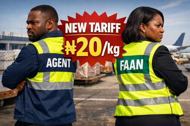 Cargo Crisis Deepens as FAAN, Freight Agents Battle Over New Tariff of N20/kg