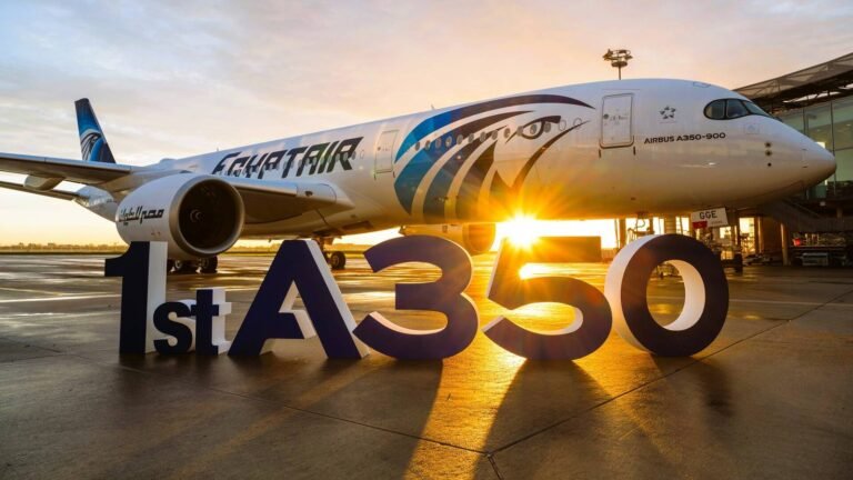 EgyptAir Takes Delivery Of Its First A350 To Boost Intercontinental Growth