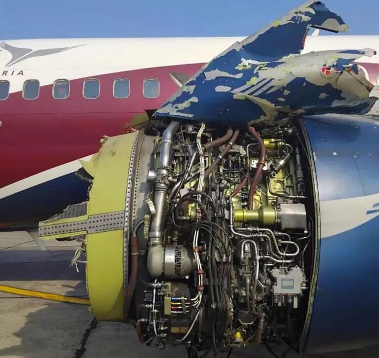 Left engine of a Boeing 737-700 suffered a major malfunction mid-flight forcing immediate diversion Left engine of a Boeing 737-700 suffered a major malfunction mid-flight forcing immediate diversion