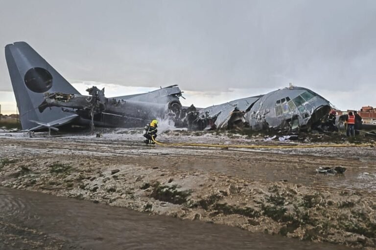 Bolivian Air Force C-130 wreckage