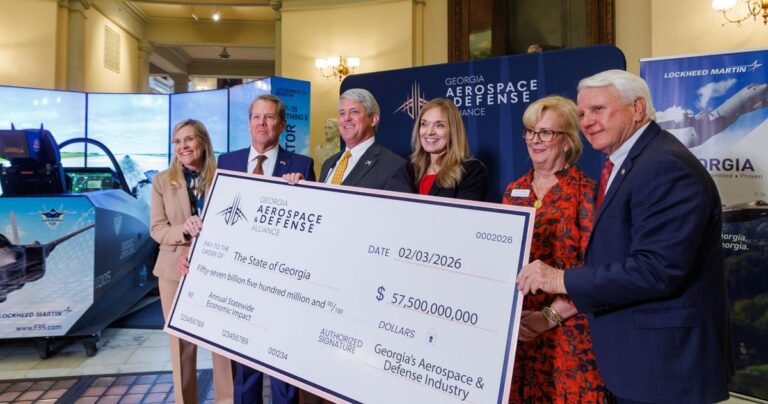 Lockheed Martin, aerospace industry highlight $57.5 billion economic impact with Gov. Kemp