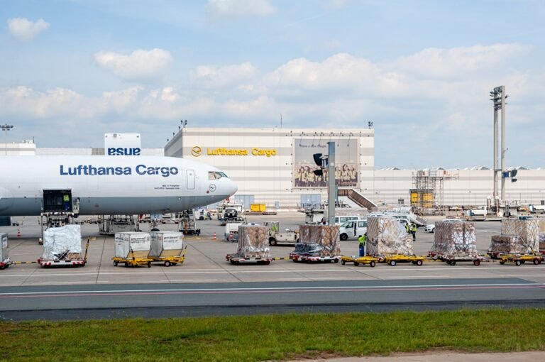 Lufthansa Cargo hub at Frankfurt Airport