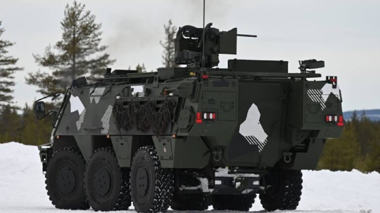 Patria and Kongsberg sign RS4 contract for 300 Patria 6x6 vehicles