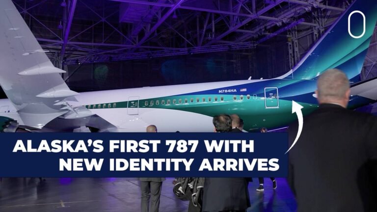 Take A Look! Alaska's First Boeing 787-9 Painted In Its Own Livery