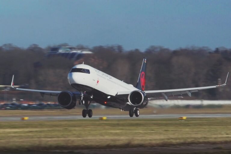 First flight of the Air Canada A321XLR