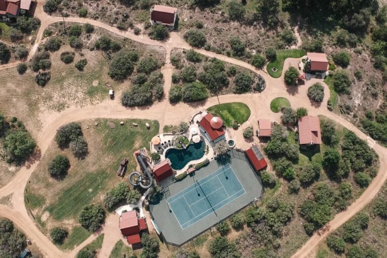 As seen from above, the Red Sands Ranch (1XS4) in Mason, Texas, acts as a secret aviation destination. [Credit: John Gilbert]