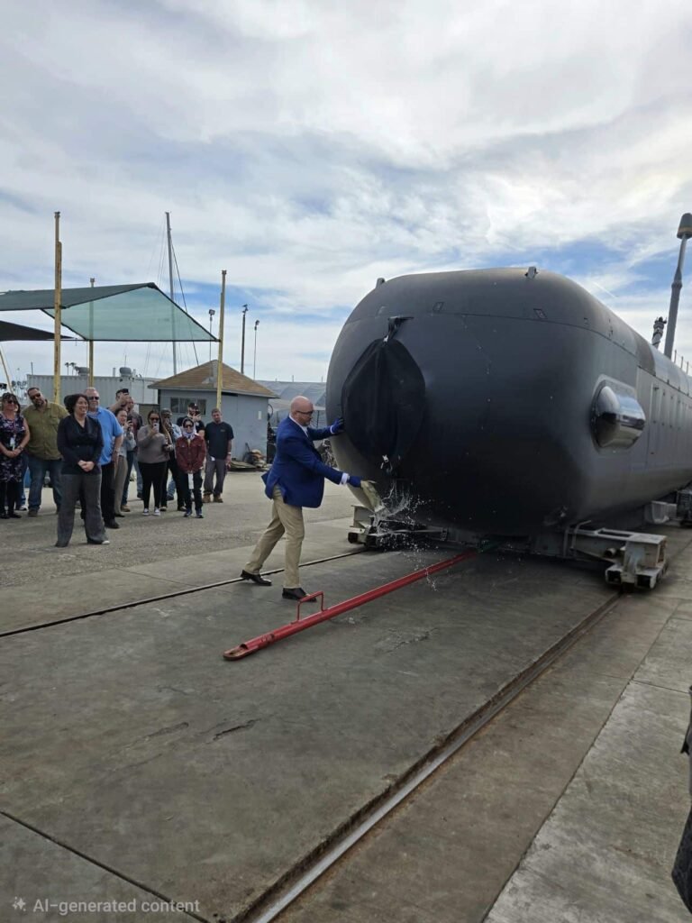 Boeing Christens Second Extra-Large Orca Submarine Drone