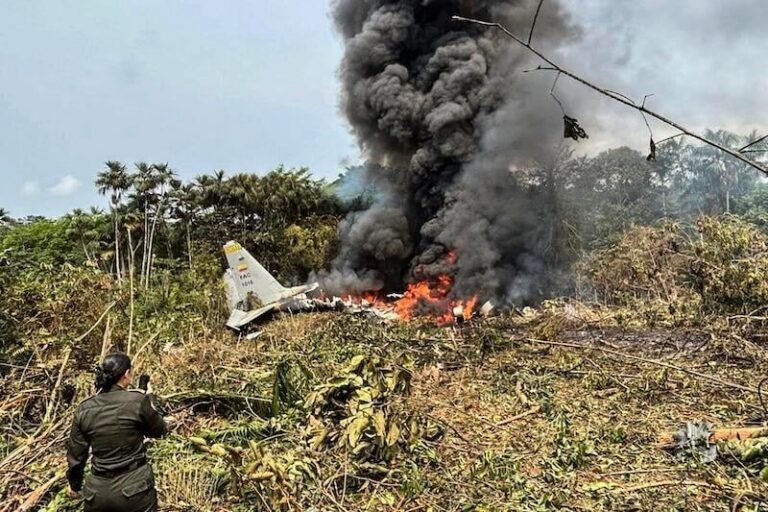 Colombian C-130 Crash Kills More Than 60 colombian c-130 crash site