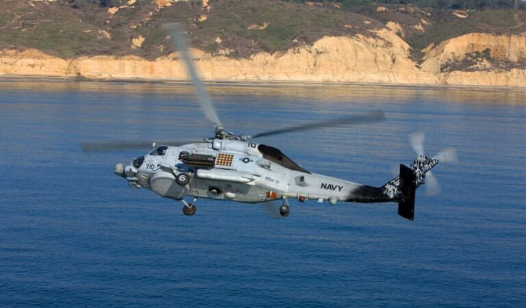 A Sikorsky MH-60R Seahawk helicopter [Credit: Lockheed Martin]