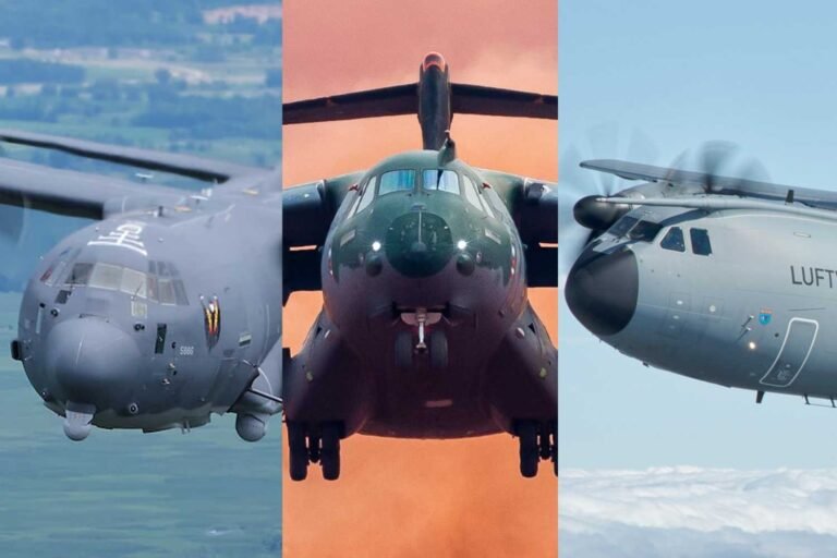 C-130J, C-390 and A400M airlifters