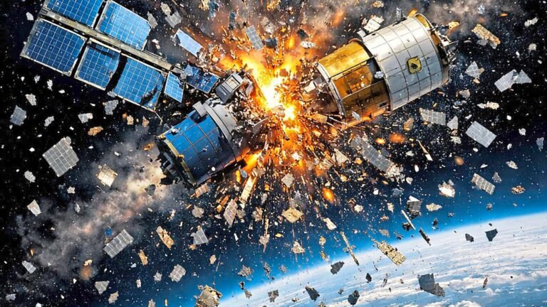 Kollisionsgefahr und Weltraumschrott: Platzmangel im Orbit Tupolew Tu-142, Russland, Alaska, F-35