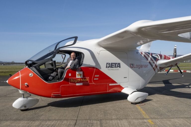 Loganair, BETA demonstrate mail delivery electric flights Loganair, BETA demonstrate mail delivery electric flights