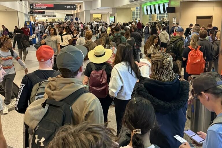 Long TSA lines strain spring travel season