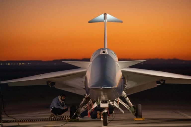 NASA X-59 supersonic test aircraft