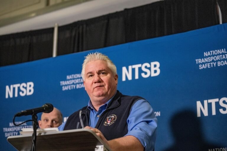 J. Todd Inman at an NTSB press conference [Credit: Shutterstock]