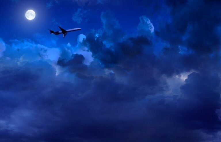 Opinion: What Will Be The Next Crisis? plane at night stormy skies