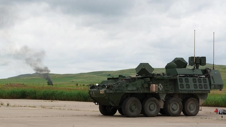 Pentagon’s Megawatt Laser Demo To Highlight Recent Tech Breakthroughs U.S. Army Stryker vehicle