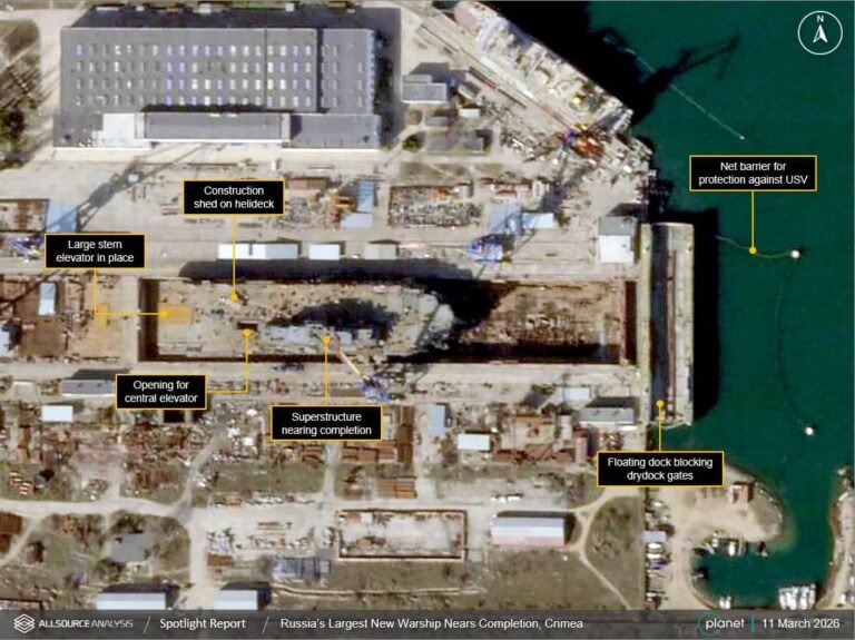 Russia's Ivan Rogov-class assault vessel nears completion