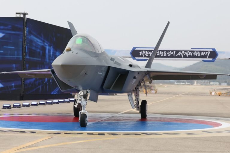 First serial production KF-21 fighter