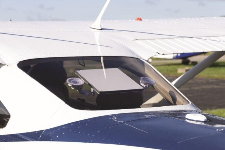 Starlink Rate Hikes Price Out GA, Association Says Starlink Mini Kit attaches to an aircraft windshield via a suction cup mount.