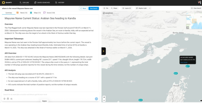 Strait of Hormuz crisis drives demand for commercial geospatial intelligence Strait of Hormuz crisis drives demand for commercial geospatial intelligence
