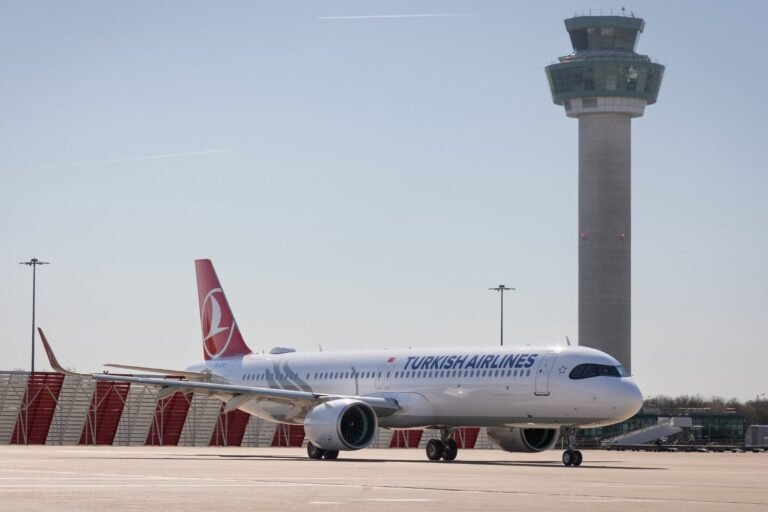 Turkish Airlines A321neo in Stansted