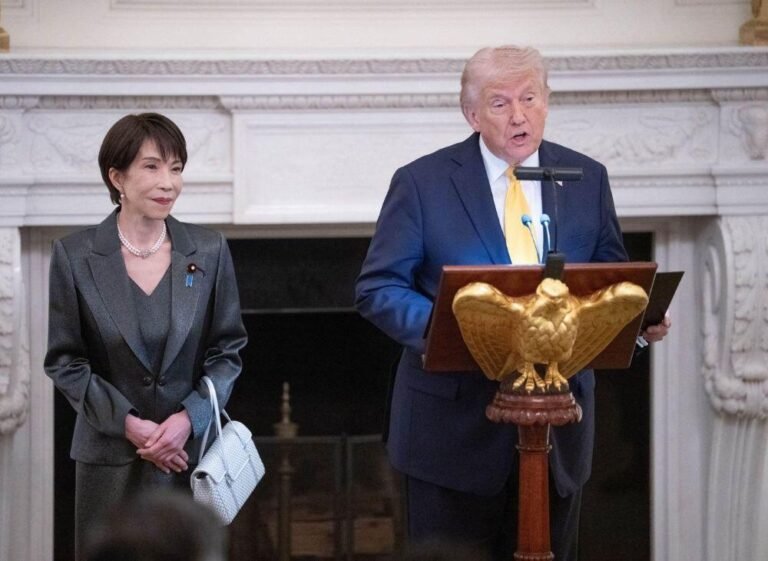 A White House meeting between President Trump and Japanese Prime Minister Sanae Takaichi resulted in several defense-focused agreements between the two countries. Image credit: United Press International/Alamy Stock Image