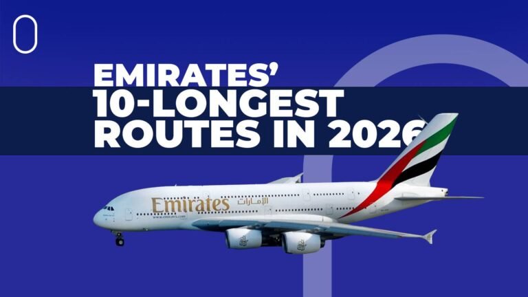 Up To 17-Hour Nonstop: Emirates' 10 Ultra-Long Routes In 2026 Up To 17-Hour Nonstop: Emirates' 10 Ultra-Long Routes In 2026