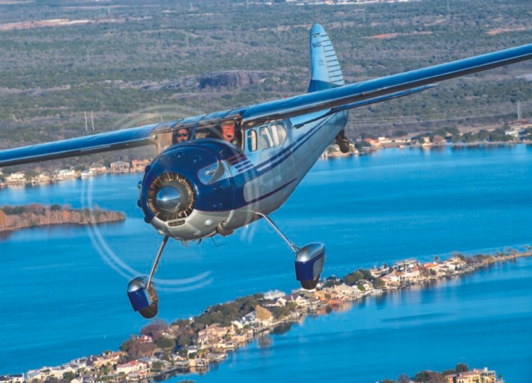 Steve Allen has logged 1,500 hours in this 195, which he bought 18 years ago. [Credit: Glenn Watson]