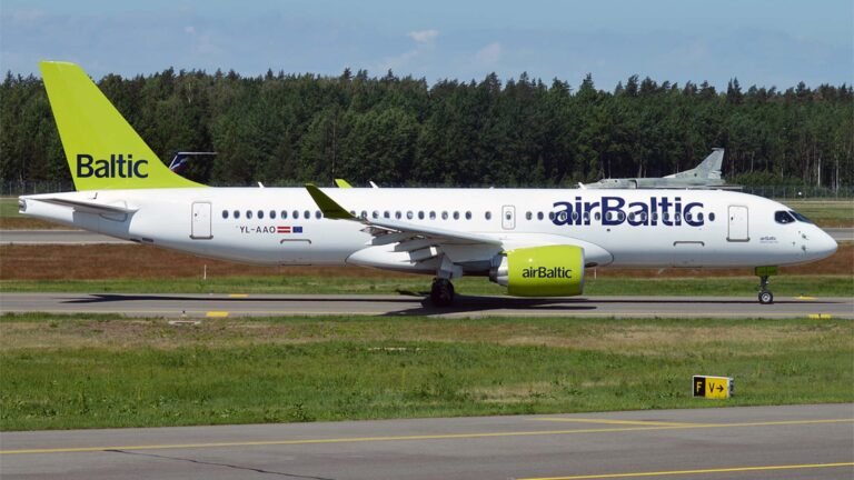 Warum Air Baltic einen Airbus A220 verschrotten muss