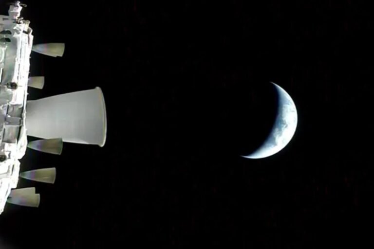 Artemis II heads for the Moon after engine burn