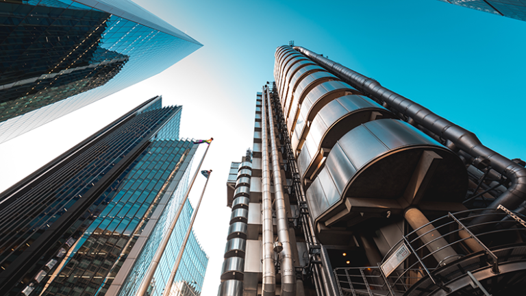 London's iconic Lloyd's building