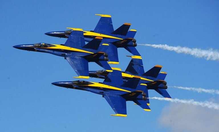 U.S. Navy Blue Angels in formation flight [FLYING Archive]