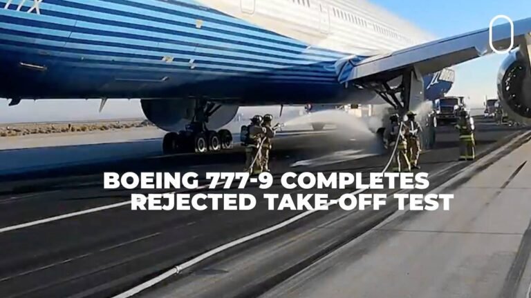 Boeing 777-9 Brakes Reach 2,500 Degrees In Critical Aborted Takeoff Test