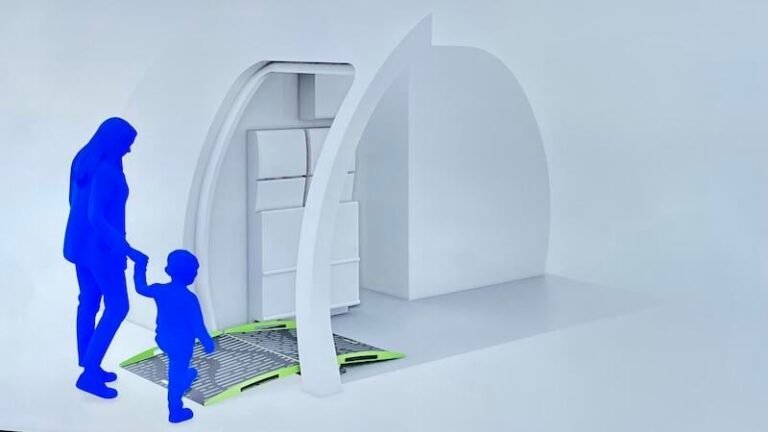 Boeing flexible ramp