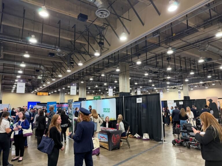 Exhibit hall at the 2026 WAI Conference in Grapevine, Texas [Credit: Francecsa Baldi]