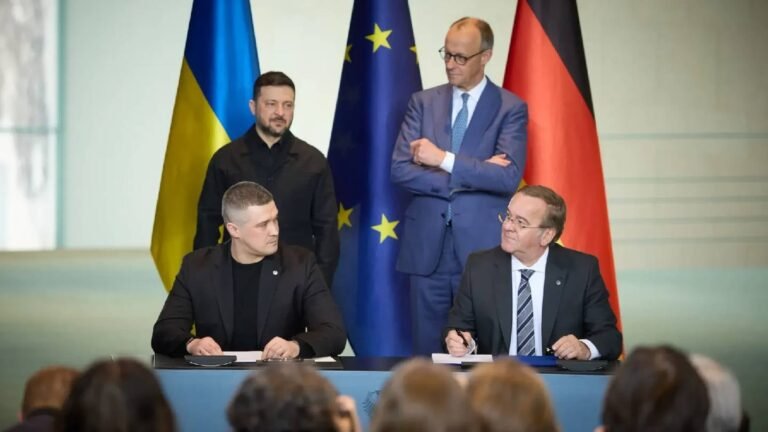 Germany, Ukraine sign defence deal on missiles, drones and data