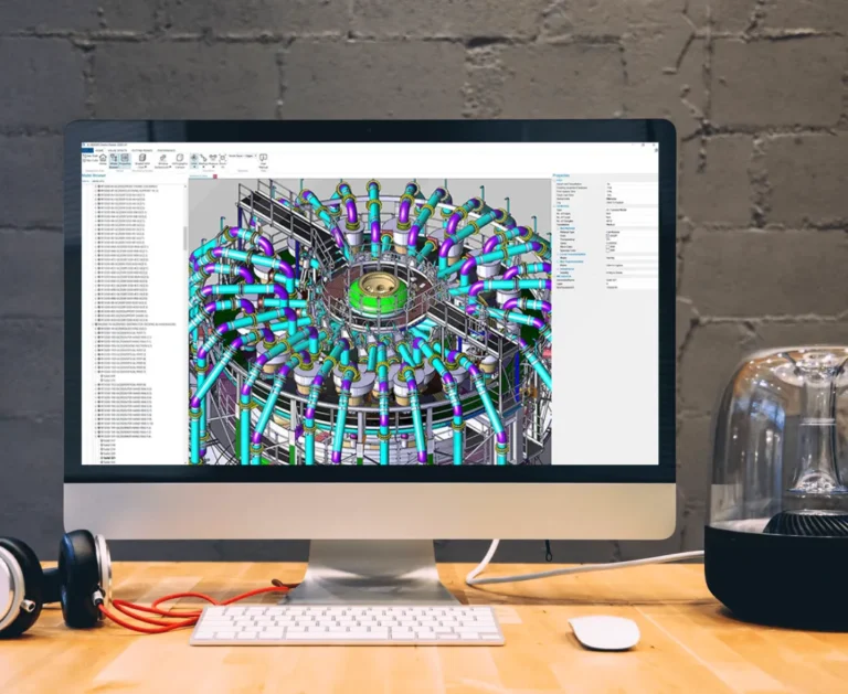 3D geometry processed by HOOPS AI framework. Image via Tech Soft 3D.