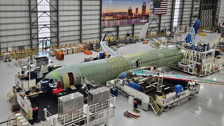 Airbus factory floor