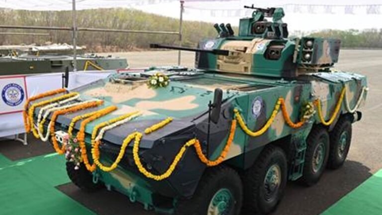 India showcase latest tracked and wheeled IFVs