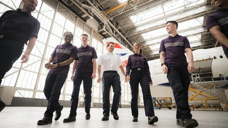 British Airways MRO trainees