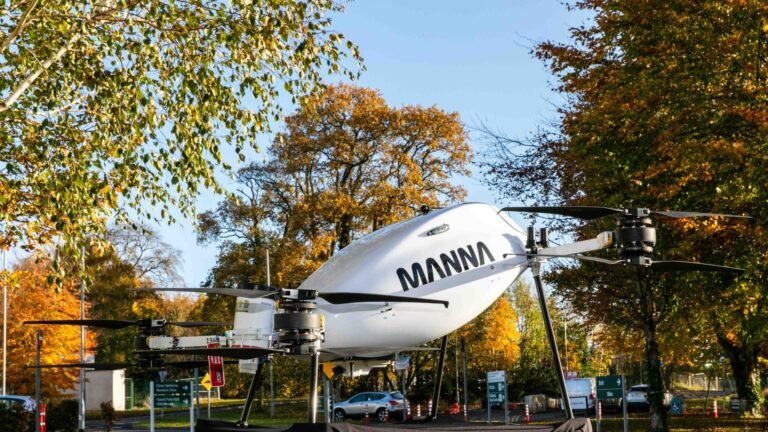 Manna $50 million funding drone delivery